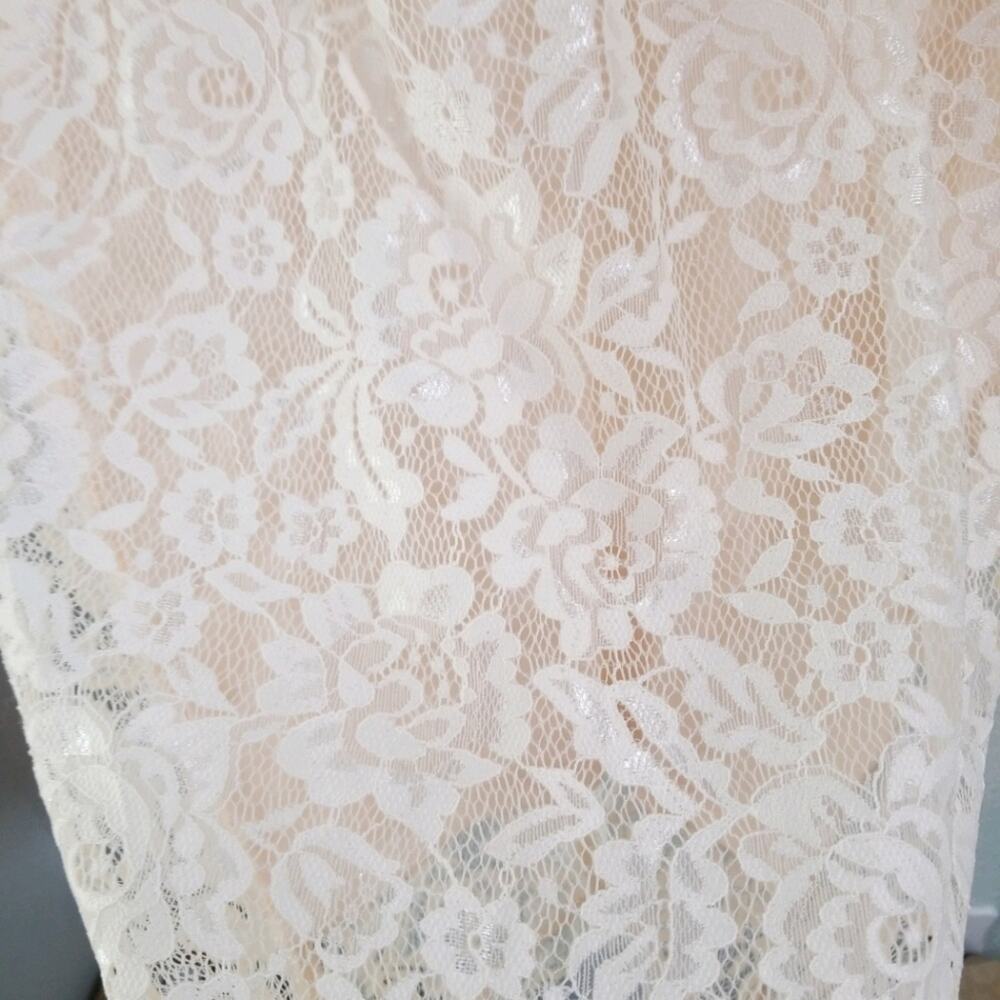 NWT Yoins pastel pink lace bodycon halter dress S - Picture 9 of 16